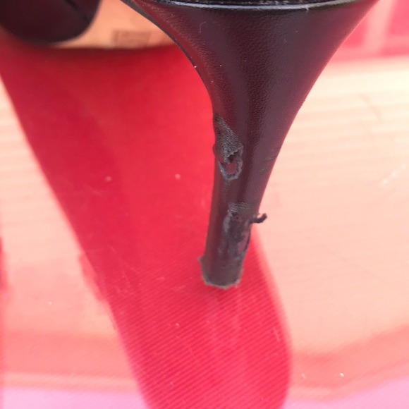 Michael kors black leather bootie size 6.5 - Picture 6 of 8